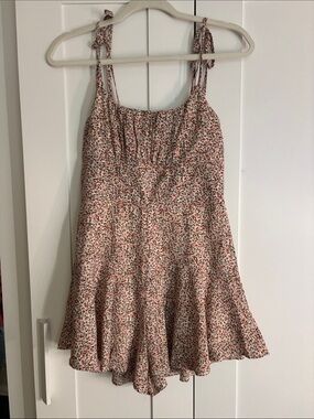 Princess Polly Floral Tie-Strap Summer Romper